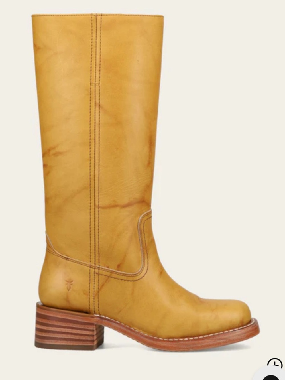 Frye Campus 14L Boots Size 9 Banana